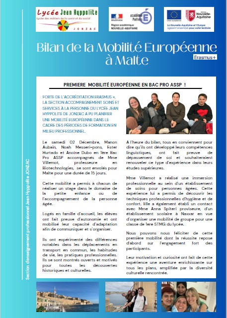 bilan mobilite malte